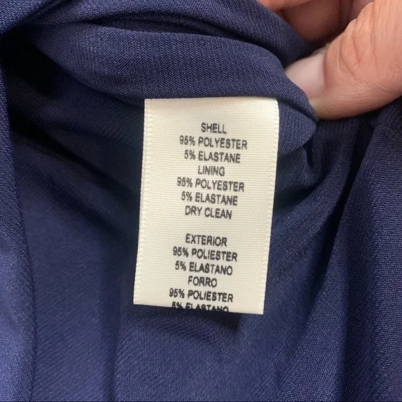 NWT Eliza J Navy Blue Embellished Cape Maxi Gown - Picture 13 of 16